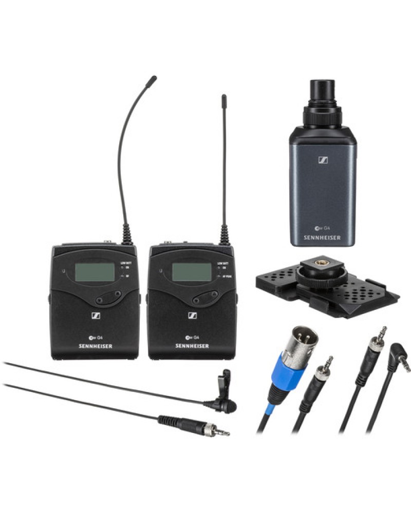 Sennheiser EW 100 ENG G4 Camera-Mount Wireless Combo Microphone System